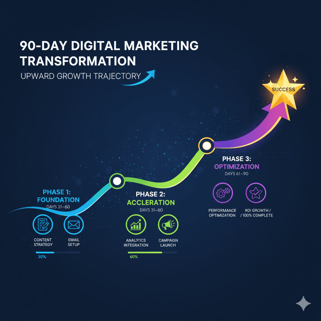 90 Days to AI-Powered Marketing: A Phase-by-Phase Implementation Guide