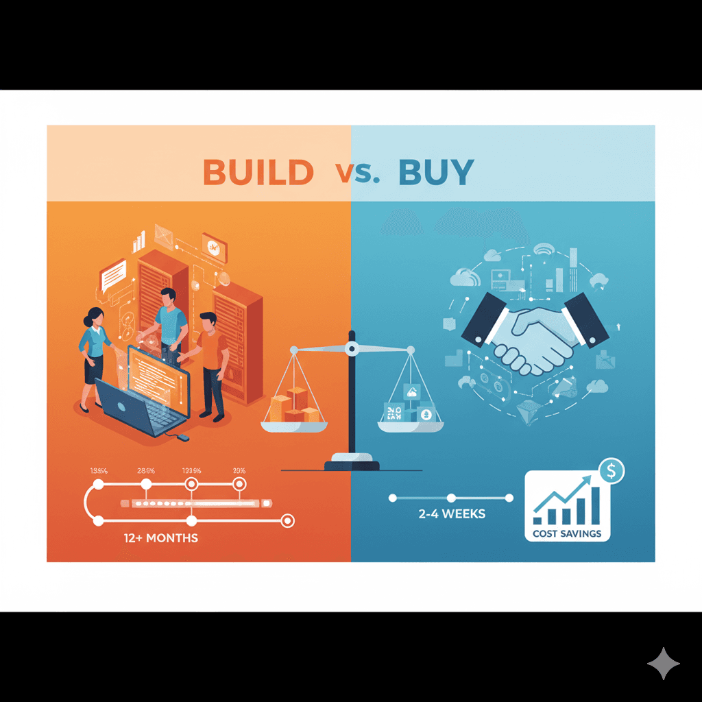 Build vs. Buy: The Real Cost of In-House AI Development